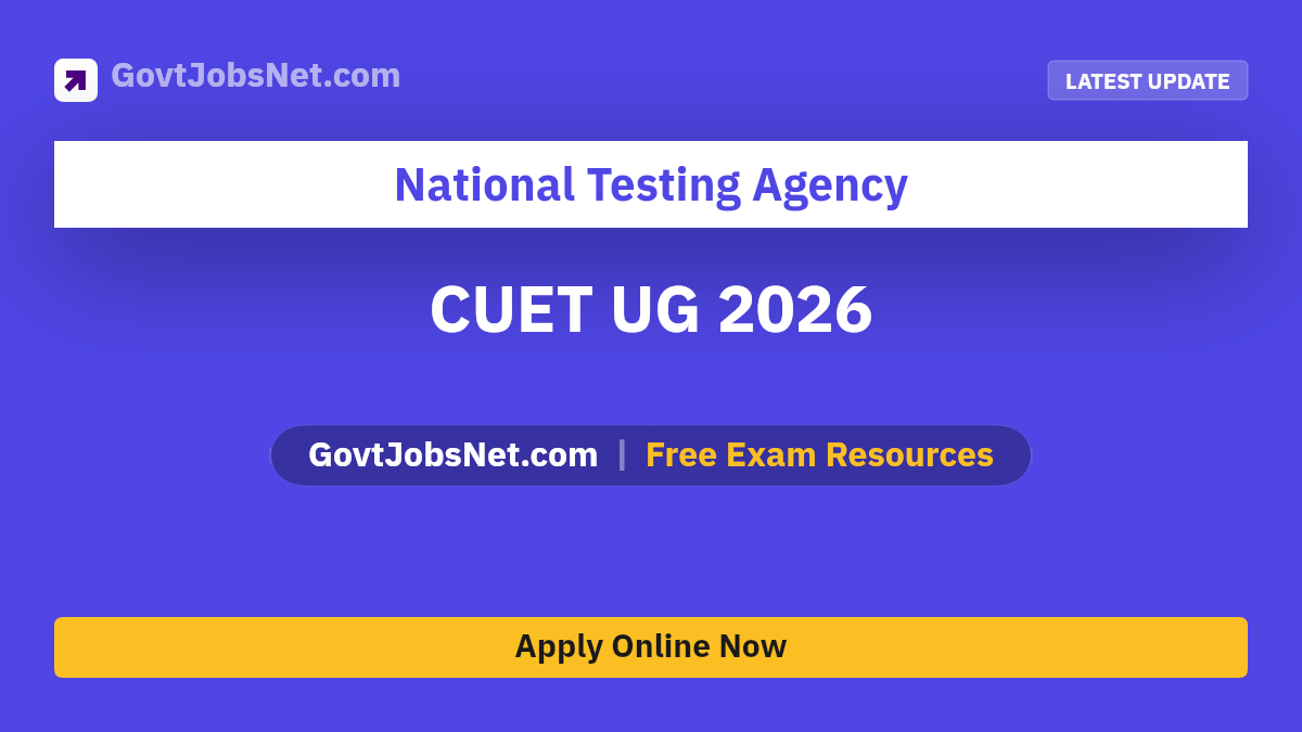 CUET UG 2026 Notification