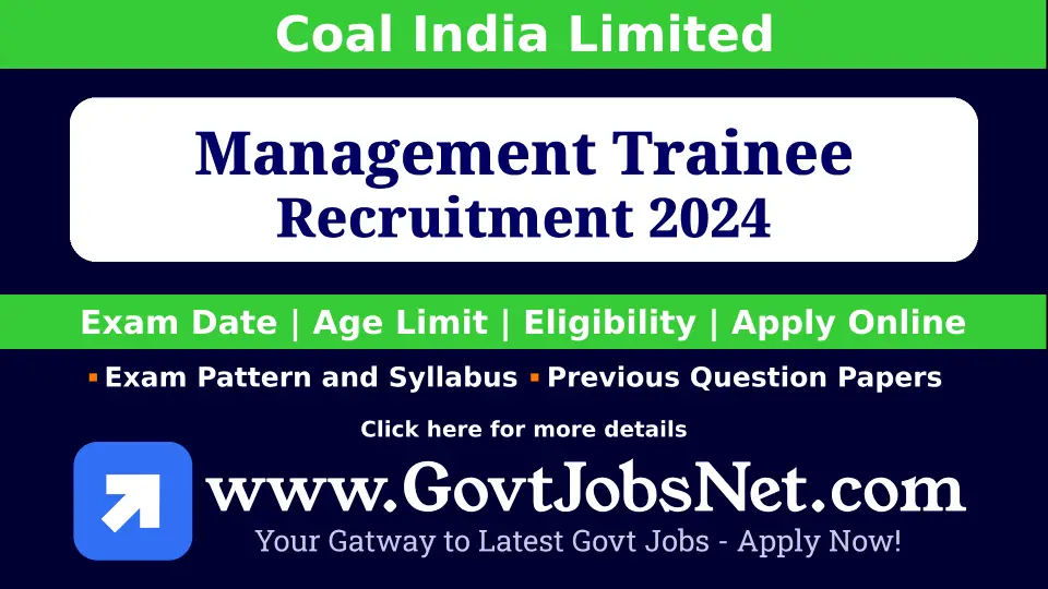 Coal India Management Trainee