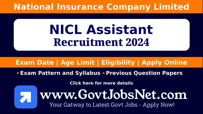 NICL Assistant Exam 2024