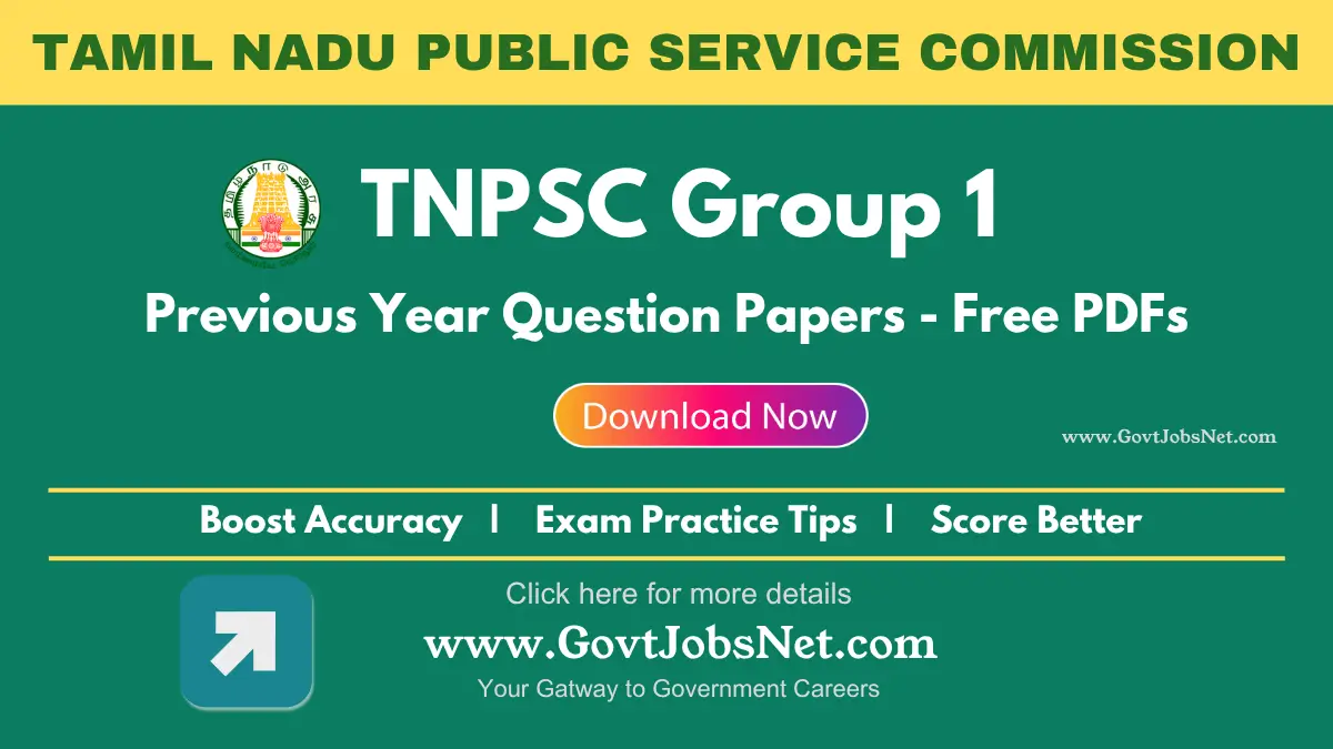tnpsc-group-1-last-10-years-question-papers Download last 10 years TNPSC Group 1 previous year question papers PDF for free – practice with solved papers to boost your exam preparation and score high in 2025