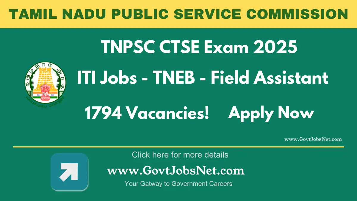 TNEB Field Assistant Recruitment 2025: Apply online